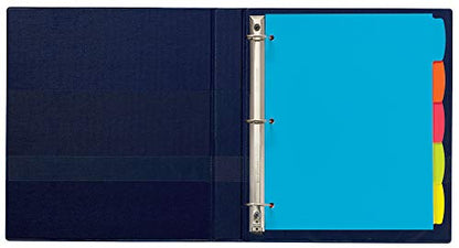 Avery Big Tab Write & Erase Durable Plastic Dividers for 3 Ring Binders, 5-Tab Sets, Bright Multicolor, 24 Sets, 120 Divider Tabs (16129) - size: 5 tab, style: 24 Sets