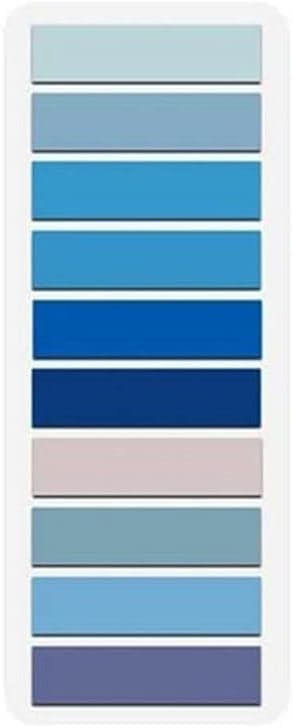 200 Pcs Blue Sticky Index Tabs,Writable and Repositionable Book Flags Tabs,Strip Index Self-Stick Note Pads Index Tabs for Page Marking Classify File,Notebooks and Writing Pads