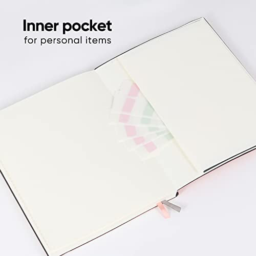 Business Journals 2 PACK - B5 College Ruled Notebook Large Soft Cover Journal with 100gsm Thick Lined Paper,376 Numbered Pages,7.6" X 10",Inner Pocket - Mint Mint - color: Mint-Mint