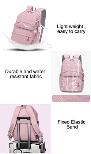 JiaYou Teen Girls Casual Backpack High Middle School Daypack Women Daily Travel Laptop Bag (1# Grey, 26 Liters) - color: 1# Grey