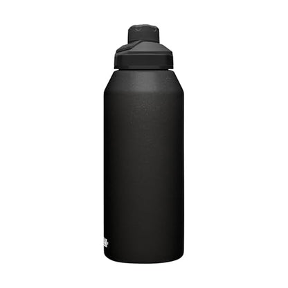 CamelBak Chute Mag Vacuum Insulated Stainless Steel Water Bottle, Magnetic Leak‑Resistant Cap for Everyday Hydration - color: Black, size: 40 Ounces