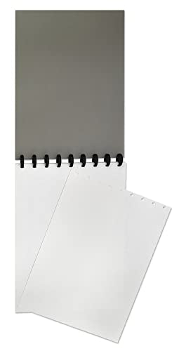 UCREATE Disc Bound Sketch Book Heavyweight, 9'' x 12'', Silver 50 Sheets - style: Silver; 9" x 12"