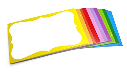 PPAPPAPPIYO 3x5 colorful index card / (Set of 50) Blank index cards flash card 250gsm (10multi)
