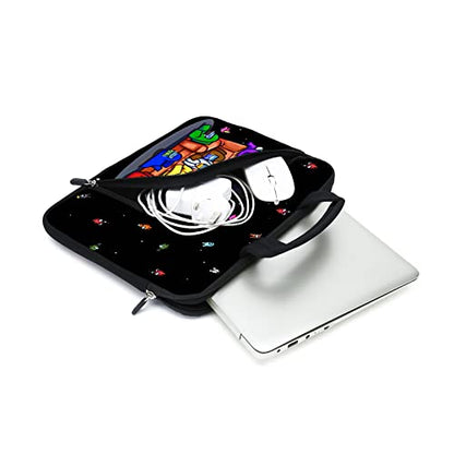 11.6" 12.2 inches Laptop sleeve Chromebook Case Ultrabook Case Notebook Sleeve Tablet Case Neoprene Handle Sleeve for Men Women, Two pockets Fit Apple MacBook Air Samsung Acer HP DELL(Games) - color: Games