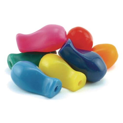 The Pencil Grip Jumbo Pencil Gripper, Universal Ergonomic Writing Aid For Righties And Lefties, Colorful Pencil Grippers, Assorted Colors, Classroom Pack, 72 Count - TPG-11472 - color: Original, size: 72 Count (Pack of 1)