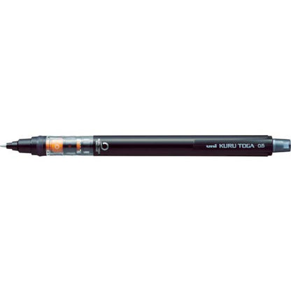 Uni Mechanical Pencil Kurutoga Pipe Slide Model 0.5mm, Black Body (M54521P.24) (Pack of 2) - color: Black, size: 1 Count (Pack of 2)