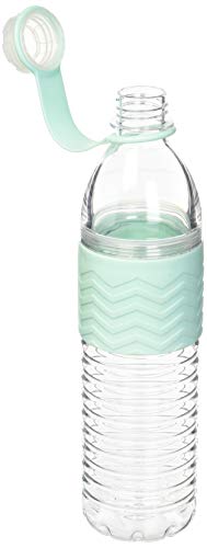 Copco Hydra 20 oz Tritan Water Bottle with Leak-Proof Lid & Textured Grip - BPA-Free, Dishwasher Safe, Easy Twist-Open for Ice & Fruit - Fits Cup Holders, Lightweight, Durable(Robins Egg Blue) | BPA-Free Tritan Reusable Bottle with Leak-Proof Lid, Twist O