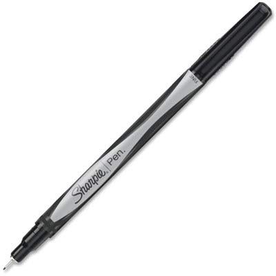 Sharpie Felt Tip Pens, Fine Point (0.4mm), Felt Tip Markers, Black, 12 Count - Journaling, Art, Drawing, Teacher, Back to School - size: 1 Count (Pack of 12)