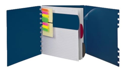 Ampad Versa Crossover Notebook, Letter Size, Wide-Ruled, Navy, 60 Sheets (25-634)