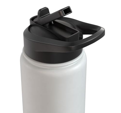 Tai Chi Instructor/Tai Chi Students/Tai Chi Posture Stainless Steel Insulated Water Bottle - color: White
