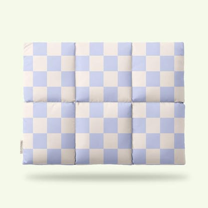 Vandel Puffy Laptop Sleeve 13 inch - 14 inch Waterproof Laptop Sleeve Case, Compatible with 13 inch MacBook Air/Pro 13 / MacBook Pro 14, iPad Pro 12.9, 13.3 in HP Dell, Air Case, Computer Bag Cover - color: s. Grid Blue Checker