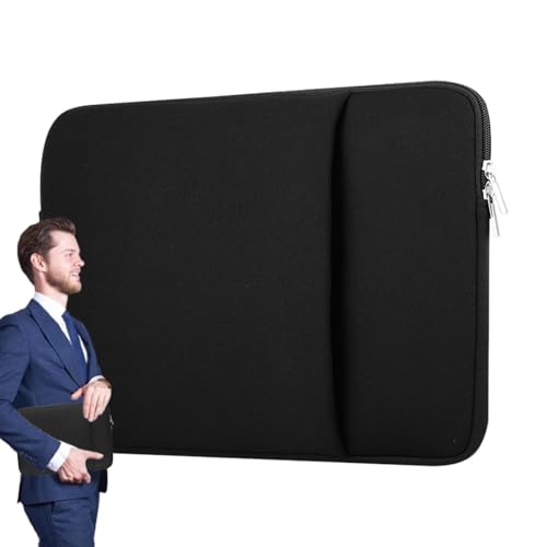 laptopBag - laptopProtective Cover, Large Capacity Laptops Carrier | Multifunction Computer Protective Package, Portable Tablet Organizer, laptopPouch with Side Pocket - color: Black