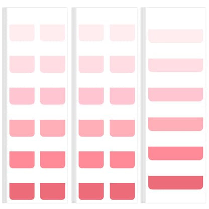 300 Pcs Sticky Index Book Tabs Bible Tabs Gradient Repositionable Page Tab Labels for Notebooks File Classification(Pink) - color: Pink