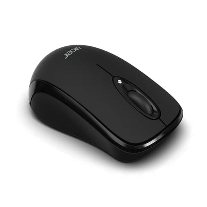acer Bluetooth Optical Black Mouse | 1000DPI | Windows PC and Certified Works with Chromebook | Fully Covered in a Silver Ion Protected Body - color: Black Bluetooth