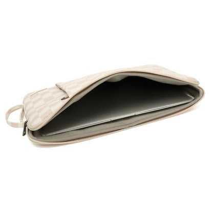 Laptop Sleeve 13.3 inch14 Inch, 15.6inchWater Resistant Traveling Computer Cover with Handle, Shockproof Protective Carrying Laptop Case (Y8-Khaki Checker, 15 inch-15.6 inch) - color: Y8-Khaki Checker, size: 15 inch-15.6 inch