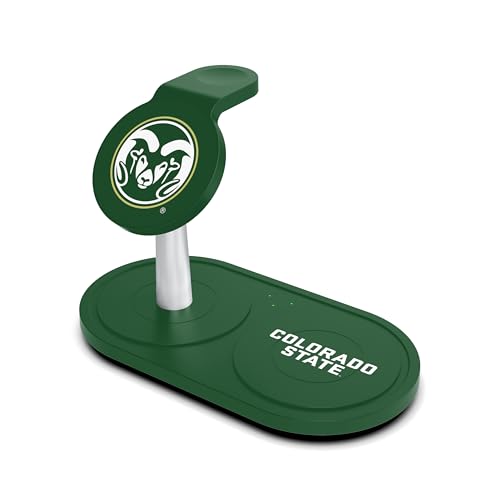 SOAR Collegiate 3-in-1 Wireless Charging Station - color: Colorado State Rams