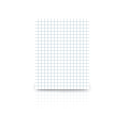 School Smart Graph Paper, 8-1/2 x 11 Inches, 1/4 Inch Rule, White, 500 Sheets - size: 8-1/2 x 11 Inches
