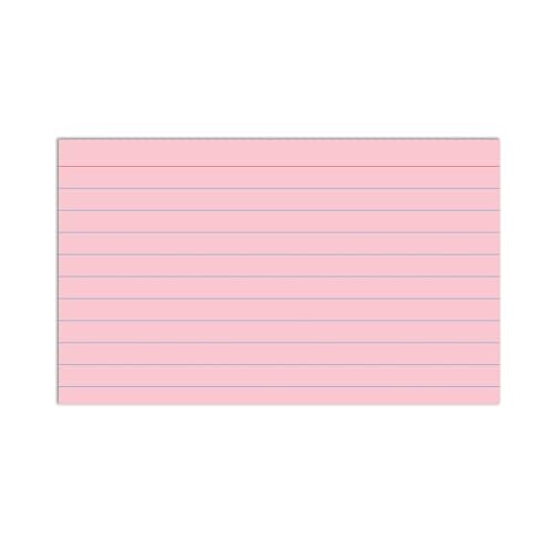 C-Line 3” x 5” Index Cards, Assorted Colors, Ruled, 100/PK (48810)
