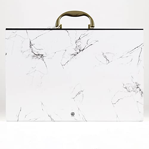 U Brands Fashion Expanding File Folder, Legal Size, 19 Pocket - style: Marble Print