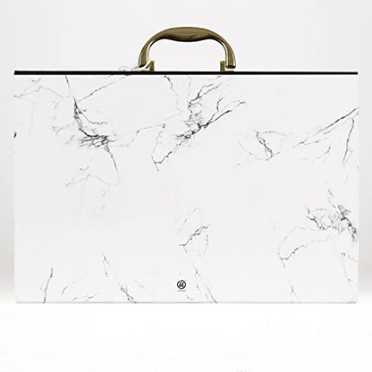 U Brands Fashion Expanding File Folder, Legal Size, 19 Pocket - style: Marble Print