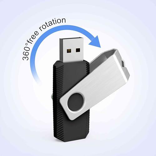TOPESEL 64GB Flash Drive 10 Pack Bulk, USB2.0 Thumb Drive USB Stick for Data Storage Backup, Jump Drive Pen Drive Zip Drive Memory Stick with Indicator, USB Storage Flash Drive Swivel Design - size: 10 Pack 64GB USB 2.0