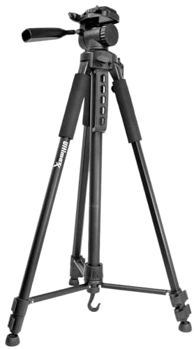 Ultimaxx 60" Inch Lightweight Portable Camera Tripod Stand with Carrying Bag for Sony, Nikon, Canon, Olympus, Pentax, Panasonic, Samsung Cameras and Camcorders