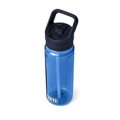 YETI Yonder 750 ml/25 oz Water Bottle with Yonder Straw Cap, Royal Blue - color: Royal Blue, size: 25 Ounces