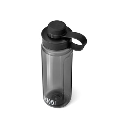 YETI Yonder Water Bottle with Yonder Tether Cap, Lightweight, Leakproof and BPA-Free - color: Charcoal, size: 25 Ounces