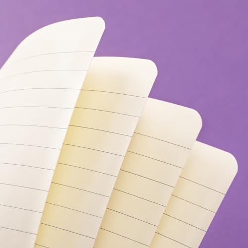 Ruled Notebook/Journal - Classic Lined Journal/Notebook, 5.3'' x 8.26'', Hardcover with Thick Paper, Banded + Pen Holder +Inner Pocket - Lavender - color: Lavender, size: Ruled