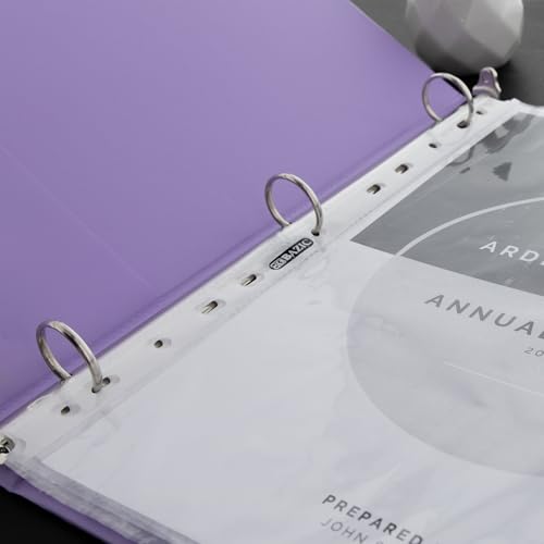 BAZIC Sheet Protectors Economy, Fit 8.5x11 Inch Paper, 11 Hole Clear Plastic Sleeves Ring Binder Sheets, Archival Safe (10/Pack), 1-Pack | letter size, economy weight top-loading sheet protectors, acid-free poly, Fit 3-ring binders, Clear front and back,
