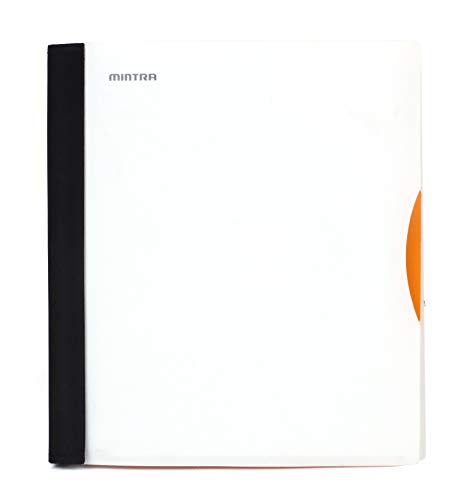 Mintra Office Durable PREMIUM Spiral Notebook, ((White, 1 Subject, 8.5in x 11in)), Fabric Covered Coils, No Snags, Removable Adjustable Pocket Dividers, Ruler, Organization, Customizable - color: White, size: 1 Subject (8.5in x 11in)