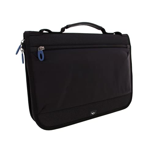 Brenthaven Tred Carry Folio Work-in Case Fits 11 inch Laptops, MacBook and Chromebooks - Durable, Lightweight, Slim and Secure Protection for College, School, Office, Business or Personal Use - Black