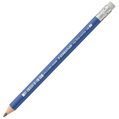 STAEDTLER My First Norica Triangular Learner's Pencil, #2 HB, 12 Count, Easy-Grip 3-Sided Design for Beginning Writers, Pre-Sharpened Pencils
