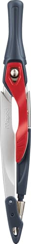 Maped - Maped Stop System Innovation Compass - Patented Locking System - Perfect Line - with Safety Protects Tip and Lead - Lead Compass + Universal Ring + Pencil - for Ages 10 and Above
