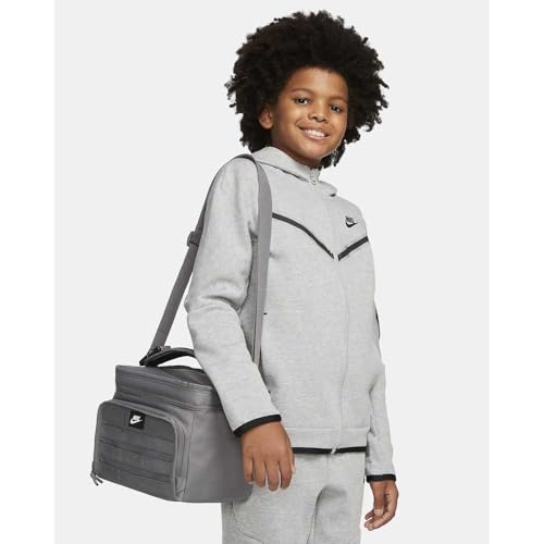 Nike Futura Sport Smoke Grey 9A2993-M19 Insulated PEVA lining Lunch Bag (Smoke Grey) - color: Smoke Grey