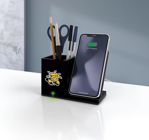 SOAR NCAA Unisex Wireless Charging Stand with Desktop Organizer