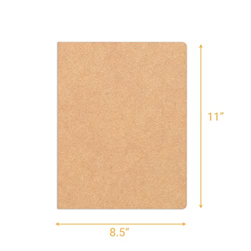 zmybcpack 12 Pack 8.5x11 inch Large Lined Notebook Journals Bulk, 32 sheets / 64 Pages, Sketchbook Composition Notebook Journals Subject Notebooks Planner for College Students Office - size: 8.5 x 11"(12pack line)