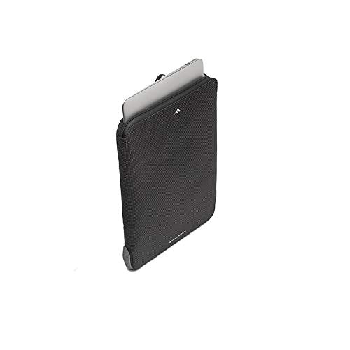 Brenthaven Tred Carry Slim Sleeve with Handle Fits 11-inch MacBook Laptops Chromebook Tablets - Durable Lightweight Secure Protection for Students Professionals Office Business or Personal Use - Black - size: 11-inch