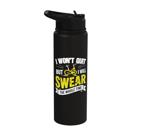 Indoor Spinning Funny Spin Class Stainless Steel Insulated Water Bottle