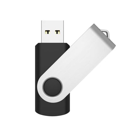 Aiibe 8GB USB Flash Drive Memory Stick 8GB Thumb Drive Black - color: Black, size: 8GB