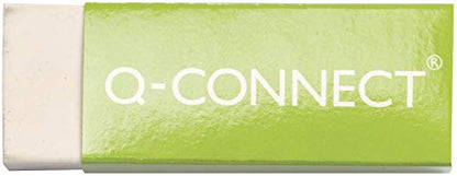 Q-Connect Plastic Eraser White (20 Pack)