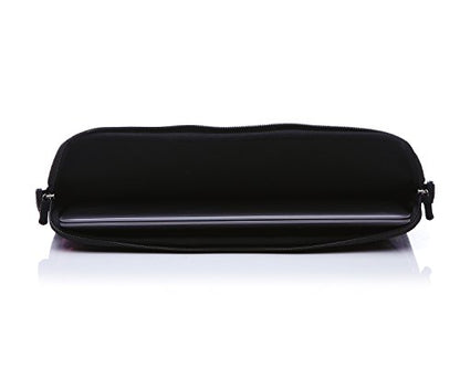 15.6-Inch Laptop Shoulder Sleeve Bag Case With Handle For 15 15.6" Acer Dell Hp - color: Pink