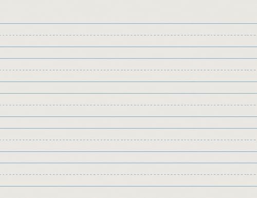 School Smart - 85348 Skip-A-Line Ruled Writing Paper, 1 Inch Ruled Long Way, 10-1/2 x 8 Inches, Pack of 500 White - size: 10.5" x 8" - 1" Ruled