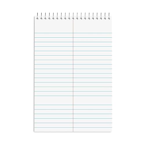 STAPLES Steno Pads, 6” x 9”, Gregg Ruled, White, 80 Sheets/Pad, 24/Carton - size: 24 Pack, style: White Paper