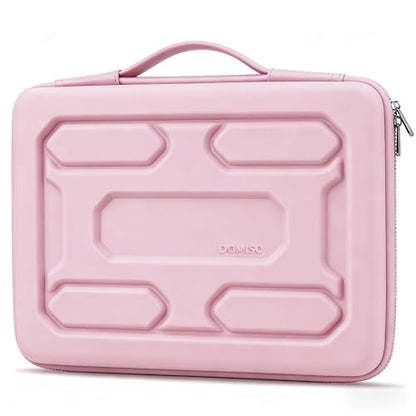 DOMISO 17 inch Laptop Sleeve with Handle Shockproof Waterproof EVA Protective Case for 17.3" ZBook Fury 17.3 G8/MSI GS73VR Stealth Pro/HP Envy 17/LG Gram 17"/ROG Strix GL702VS, Pink - color: Pink, size: 17.3 inch
