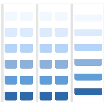 300 Pcs Sticky Index Book Tabs Bible Tabs Gradient Repositionable Page Tab Labels for Notebooks File Classification(Blue) - color: Blue