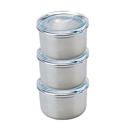 Smash Stainless Steel Mini Dressing/Sauce Pots, Blue, 60 ml Capacity (Pack of 3) - color: Blue, size: 3 x 60 ml (2 fl oz)
