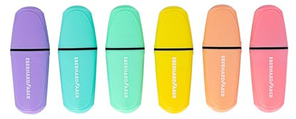 Eberhard Faber Pastel Mini Highlighters - Box, Set of 6