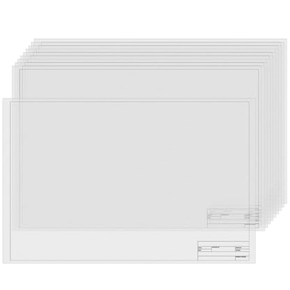 Tatuo 15 Sheets Architectural Vellum Paper 18 x 24 Inch Drafting Vellum Tracing Sheets Semi Translucent Drafting Paper Rag with Border and Title Block for Drawing Sketching Architecture Building - size: 18 x 24 Inch