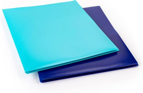 Smead 10-Pocket Organizer, Letter Size, 2 per Pack, 1 Each of Dark Blue and Teal (89204) - style: 2 per Pack (1 Pack)